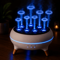 350ML Flame Aroma Diffuser with Remote Control Essential Oil Humidifier & 7-Color LED Night Light - ECOMSTART