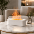 Colorful Flame Aroma Diffuser Ultrasonic Humidifier with Timer - ECOMSTART