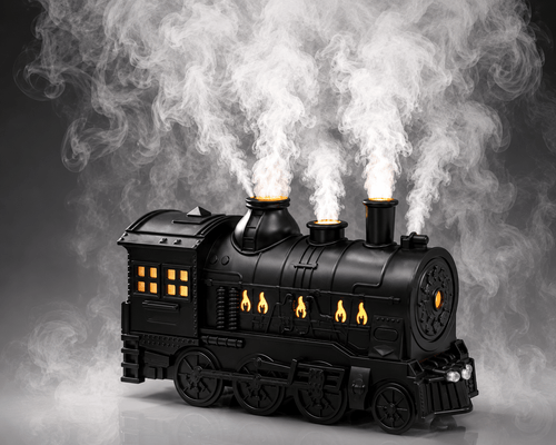 Creative Train Aroma Diffuser Dual Mist Humidifier for Home & Office - ECOMSTART