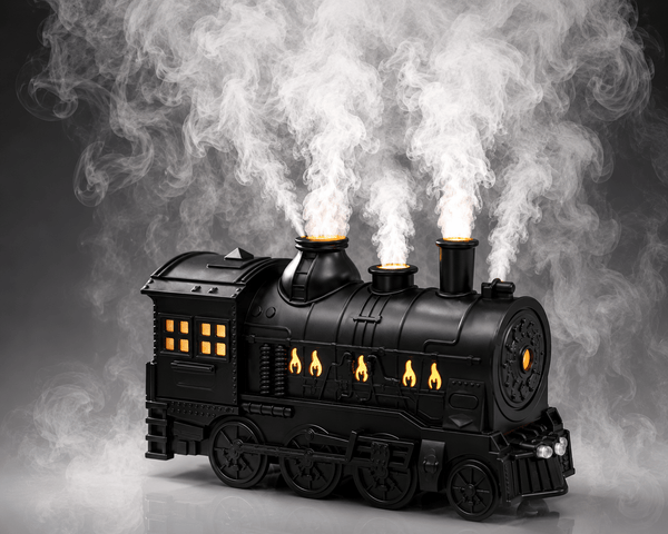 Creative Train Aroma Diffuser Dual Mist Humidifier for Home & Office - ECOMSTART