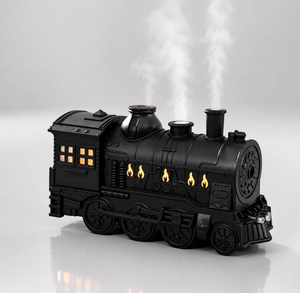 Creative Train Aroma Diffuser Dual Mist Humidifier for Home & Office - ECOMSTART