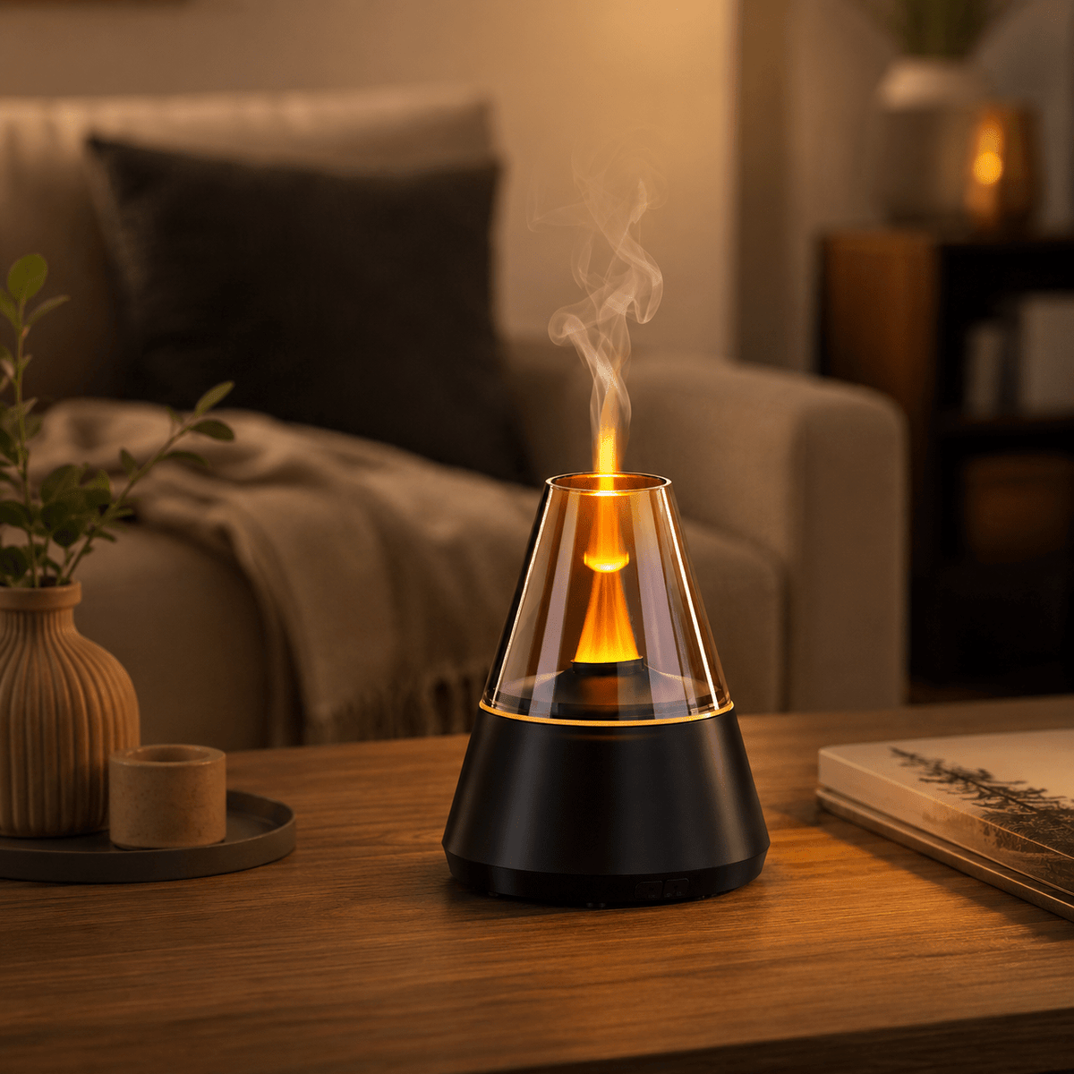 Mini USB Aroma Diffuser Portable Humidifier with Colorful Night Light - ECOMSTART