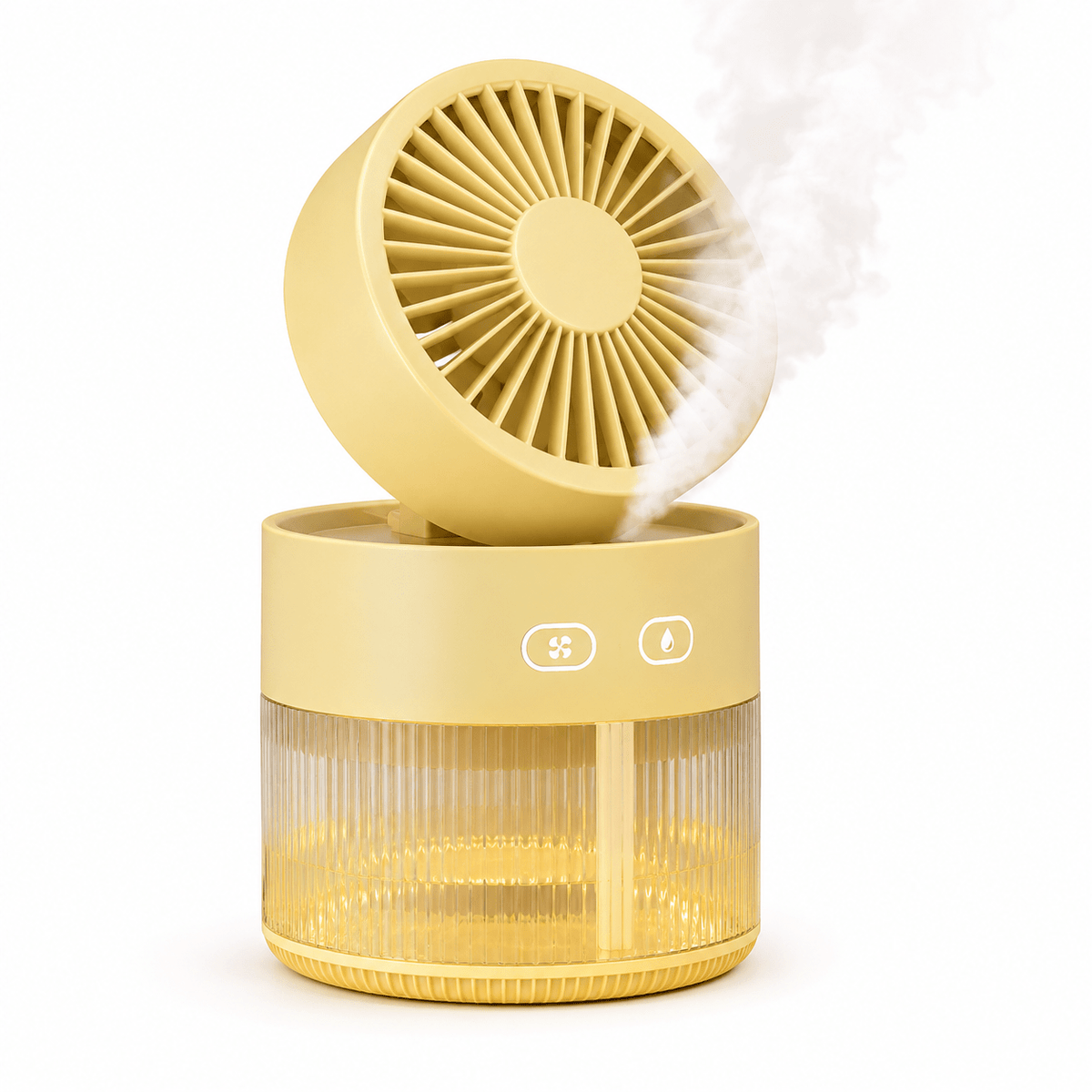 Portable Cooling Fan with Mist – USB Rechargeable Air Cooler & Humidifier - ECOMSTART