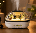 Snow Globe Aroma Diffuser – Ultrasonic Humidifier with LED Night Light - ECOMSTART