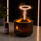 Volcano Flame Aroma Diffuser 360ml Smoke Ring Humidifier - ECOMSTART
