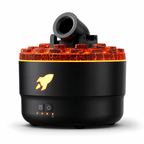 Volcano Flame Aroma Diffuser Smoke Ring Humidifier with Crack Light - ECOMSTART