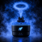 Volcano Flame Aroma Diffuser Smoke Ring Humidifier with Crack Light - ECOMSTART